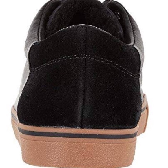 Ugg Brock Luxe Black Fashion Leather Sneaker NWT - Picture 8 of 8